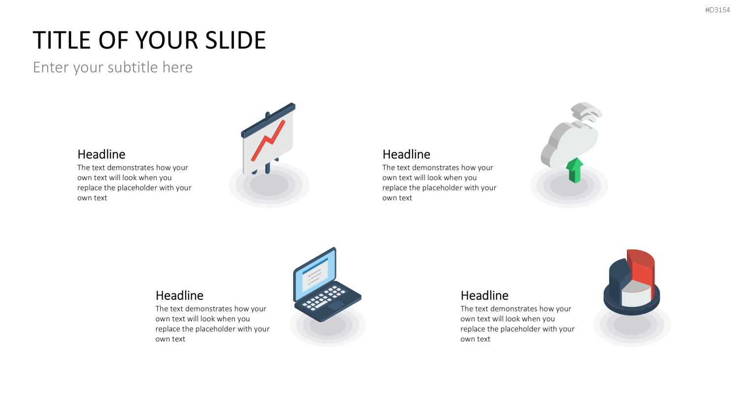 Isometric Icons PowerPoint-Vorlage