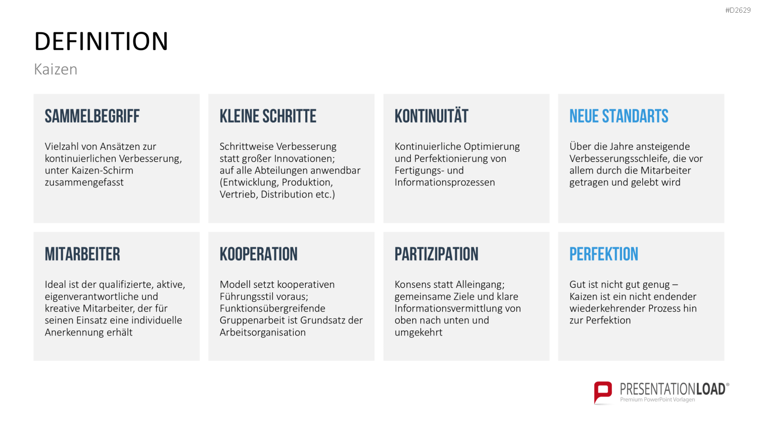 Kaizen PowerPoint-Vorlage