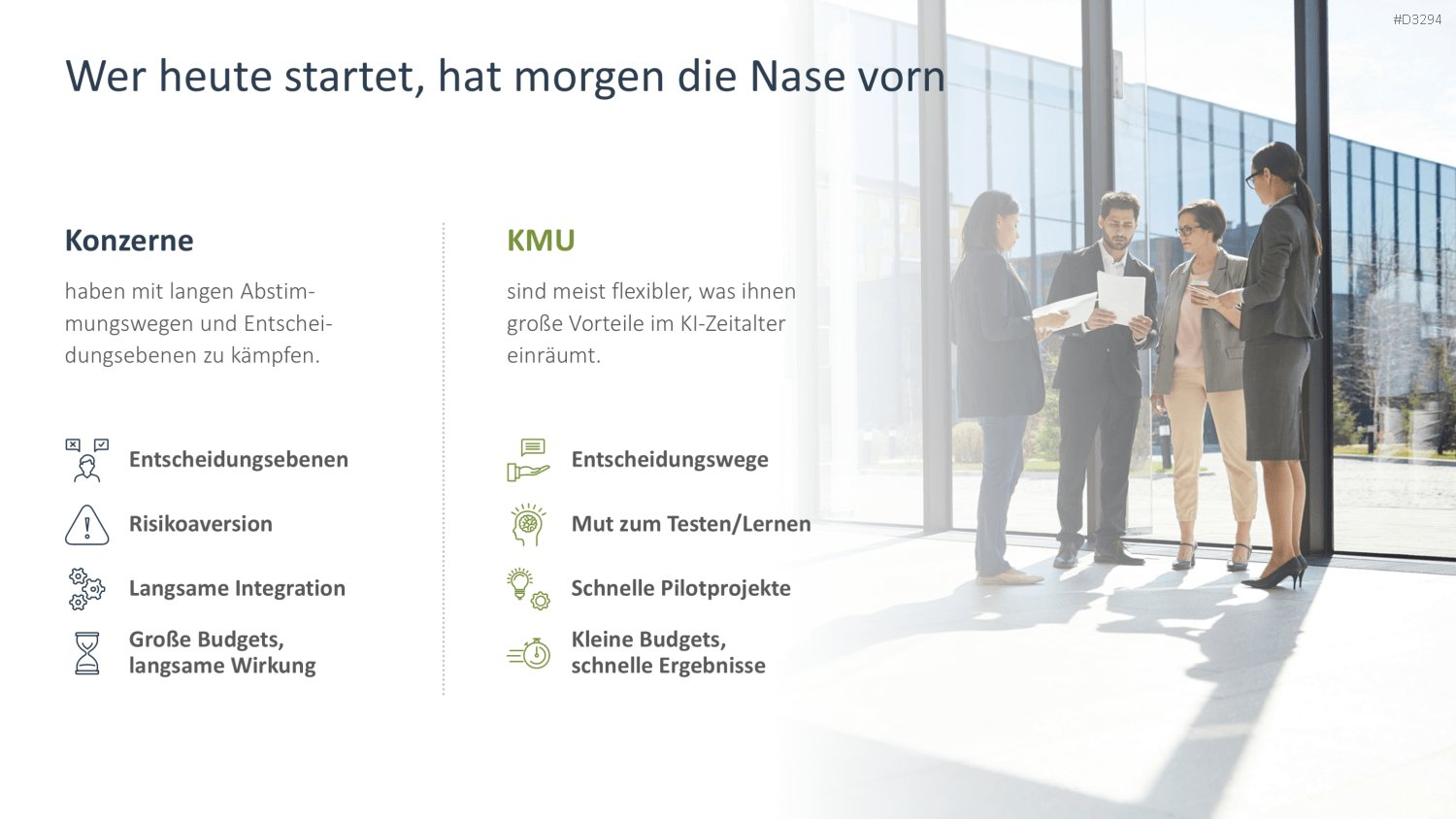 KI-Strategie in KMU einführen PowerPoint-Vorlage