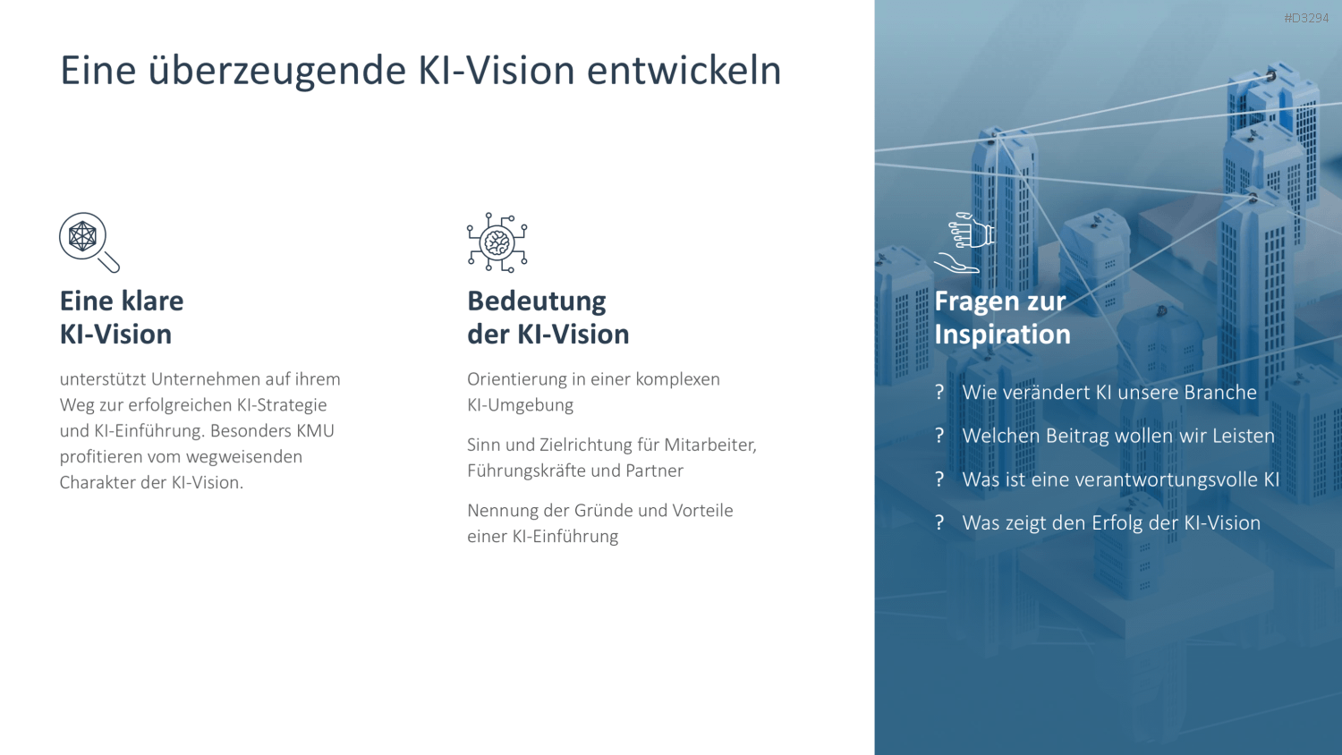 KI-Strategie in KMU einführen PowerPoint-Vorlage