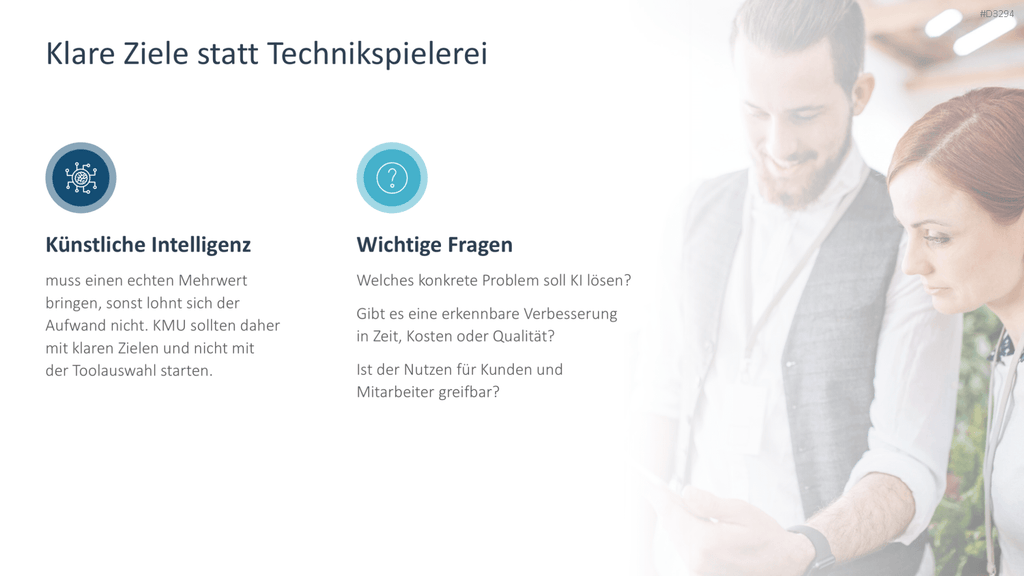 KI-Strategie in KMU einführen PowerPoint-Vorlage