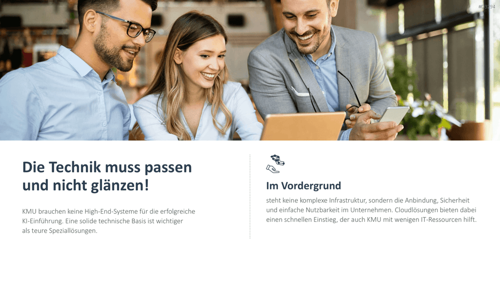 KI-Strategie in KMU einführen PowerPoint-Vorlage