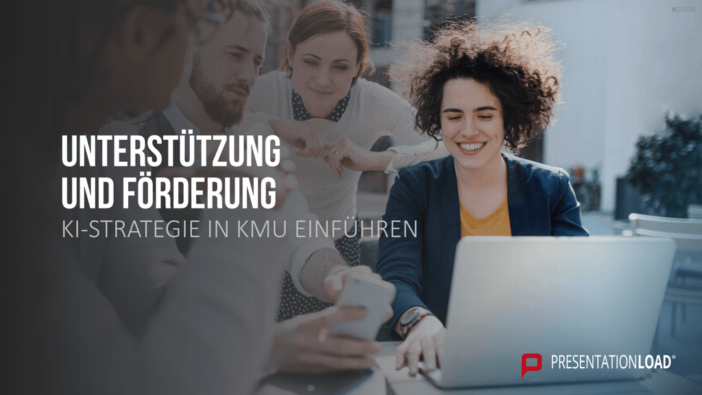 KI-Strategie in KMU einführen PowerPoint-Vorlage