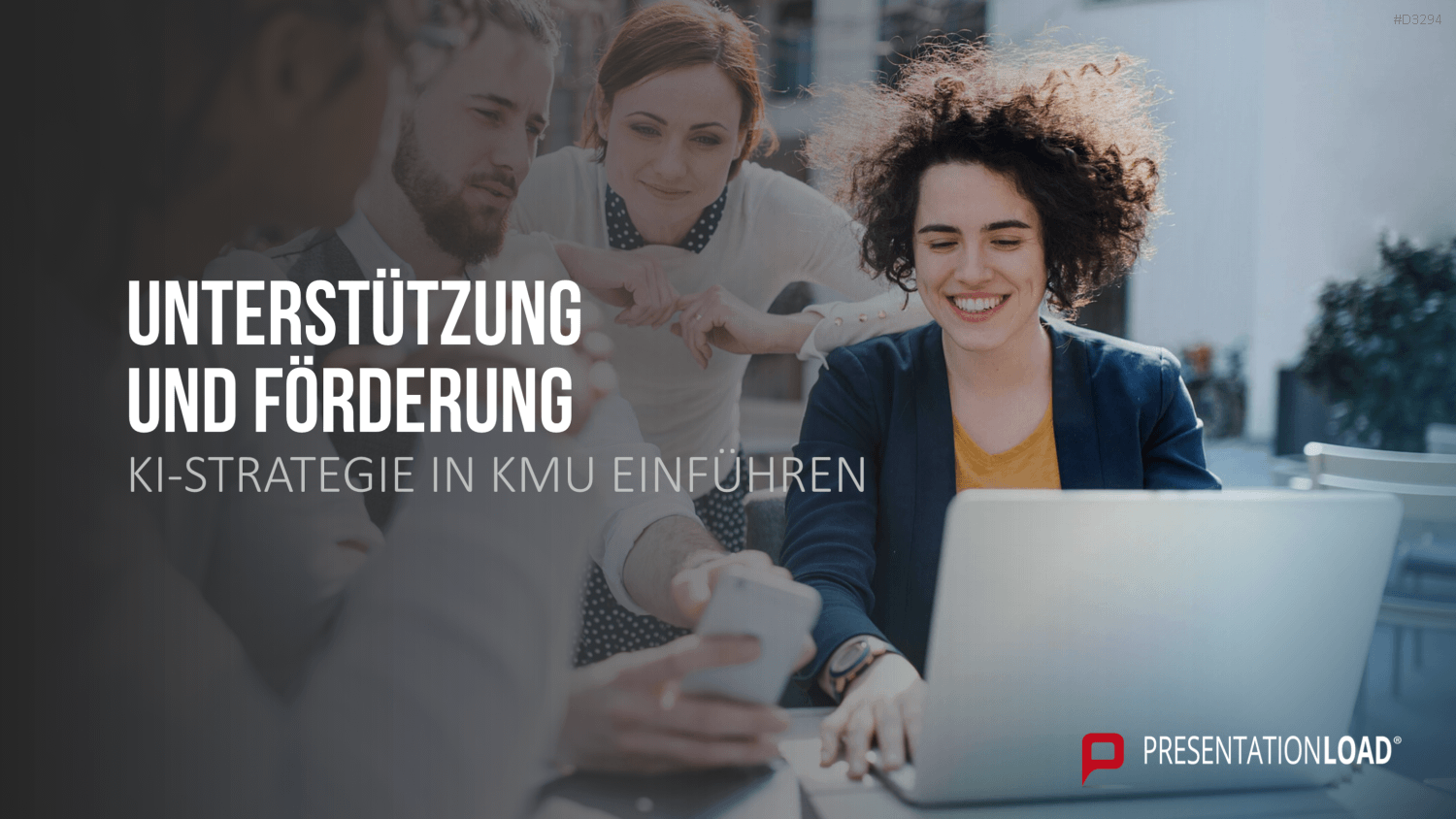 KI-Strategie in KMU einführen PowerPoint-Vorlage