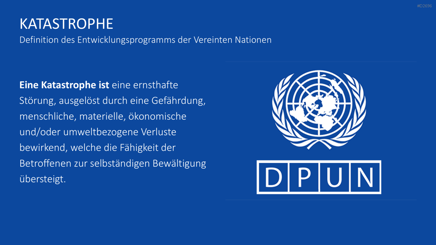 Katastrophenmanagement PowerPoint-Vorlage