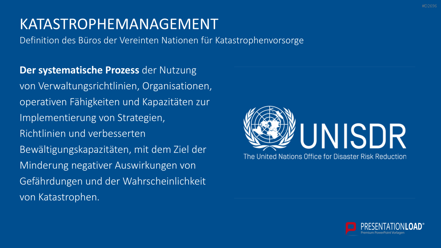 Katastrophenmanagement PowerPoint-Vorlage