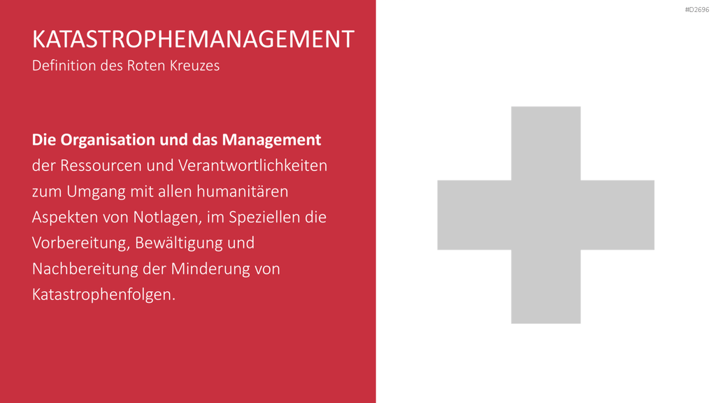 Katastrophenmanagement PowerPoint-Vorlage