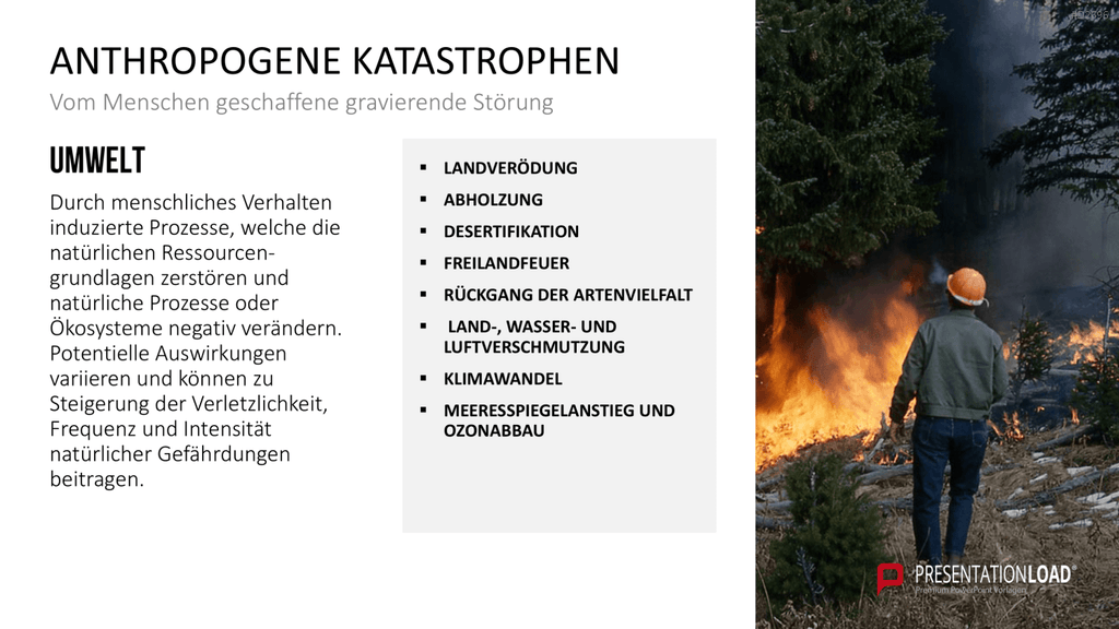 Katastrophenmanagement PowerPoint-Vorlage