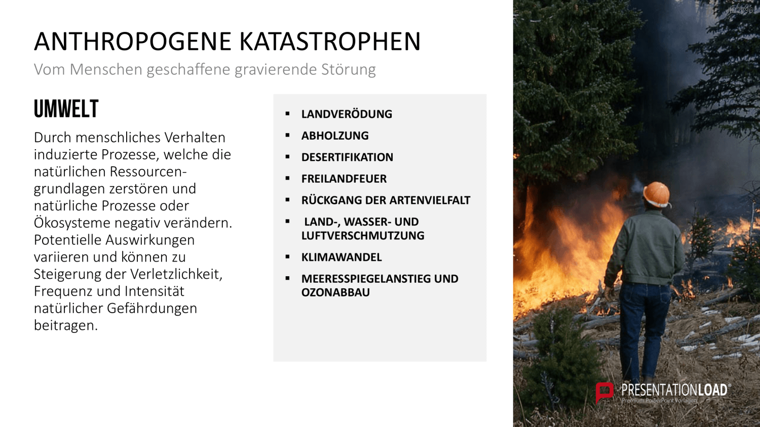 Katastrophenmanagement PowerPoint-Vorlage