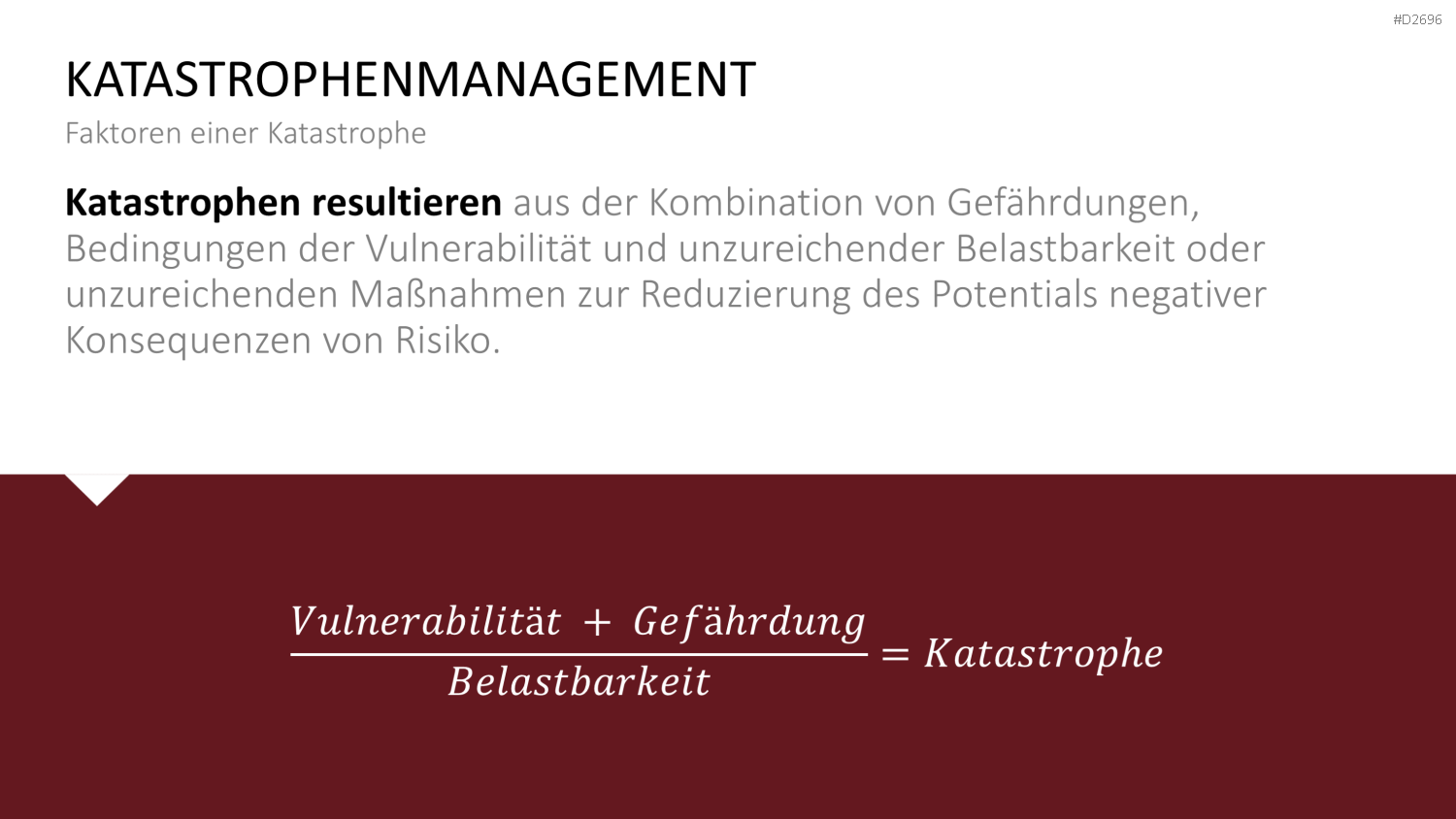 Katastrophenmanagement PowerPoint-Vorlage