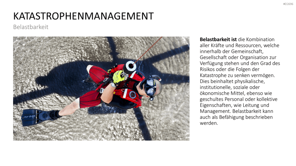Katastrophenmanagement PowerPoint-Vorlage
