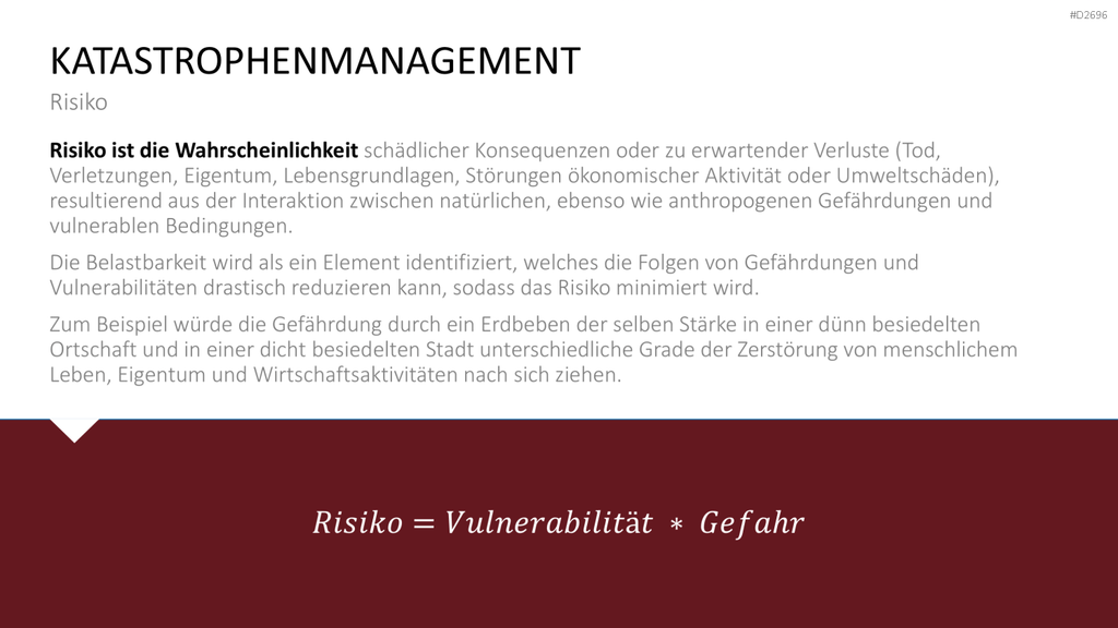 Katastrophenmanagement PowerPoint-Vorlage