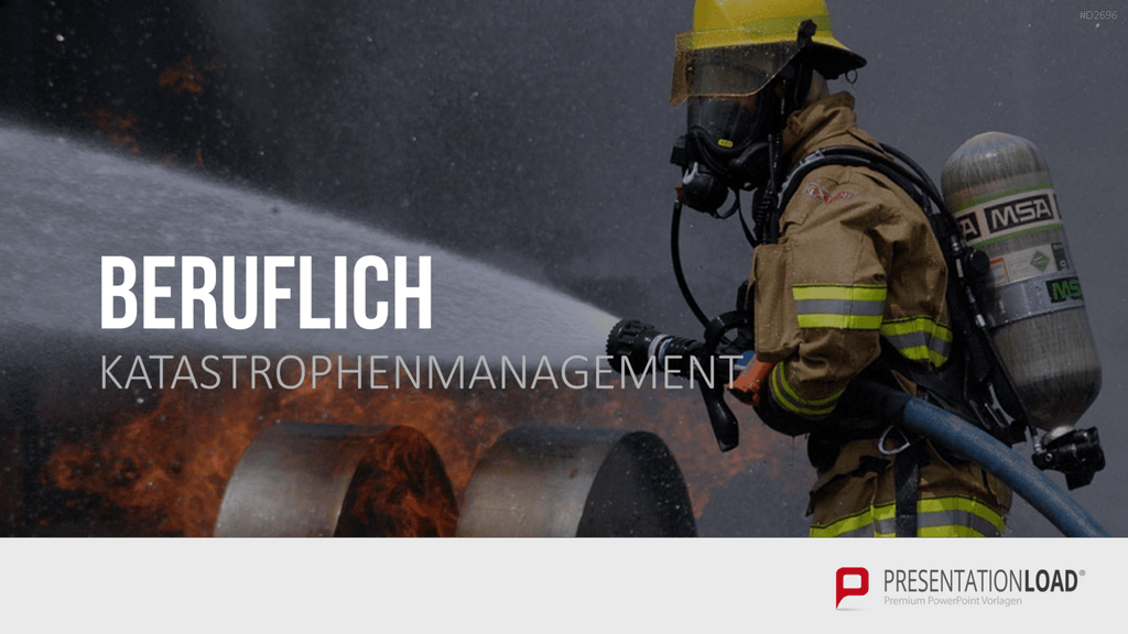 Katastrophenmanagement PowerPoint-Vorlage