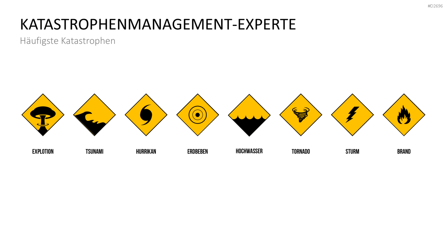 Katastrophenmanagement PowerPoint-Vorlage