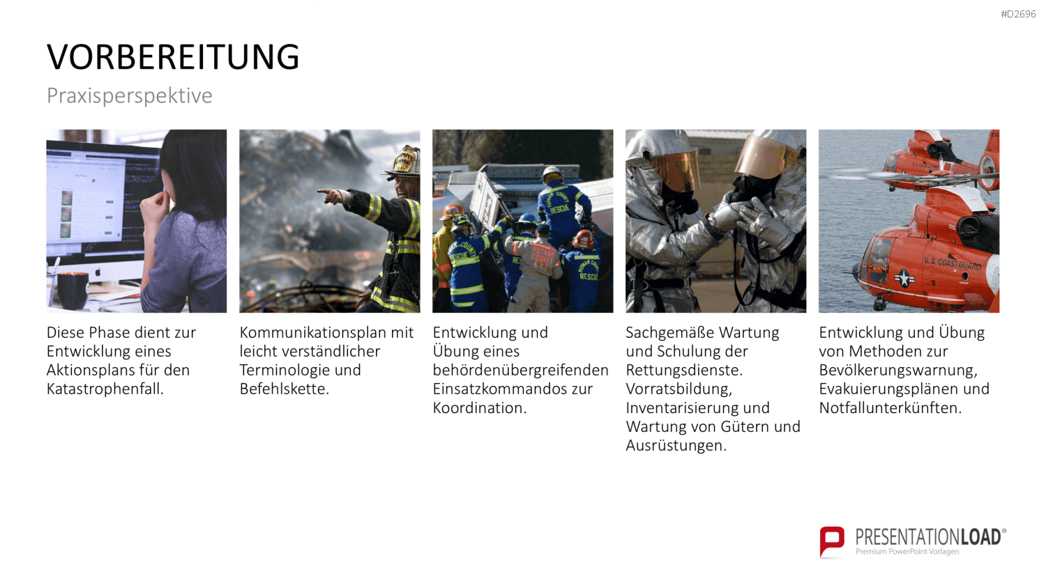 Katastrophenmanagement PowerPoint-Vorlage