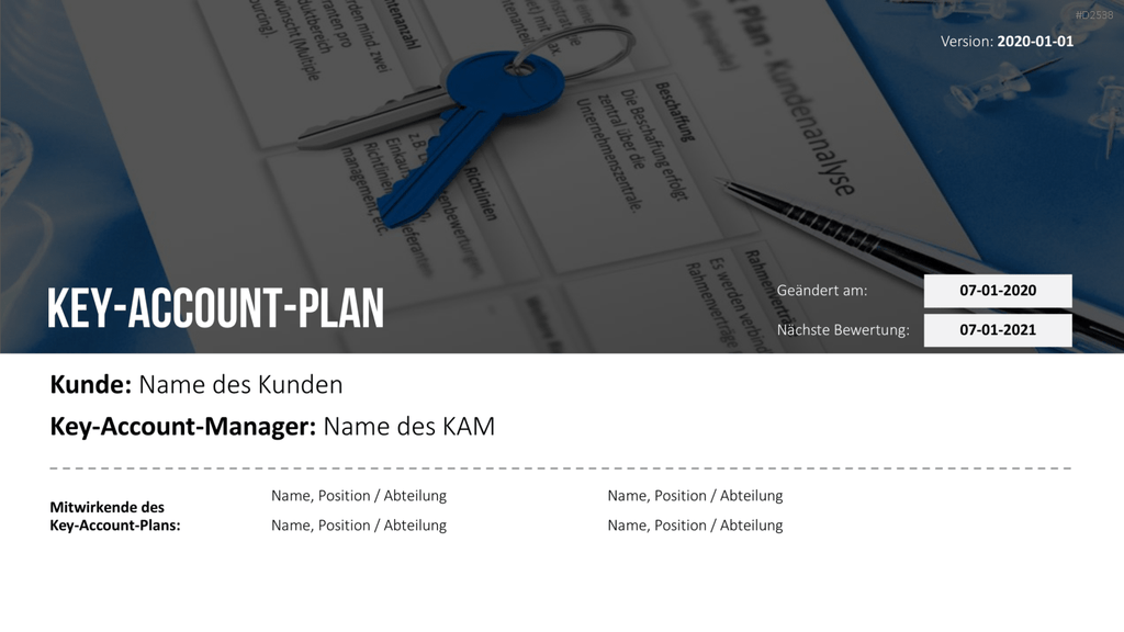 Key-Account-Management-Toolbox PowerPoint-Vorlage
