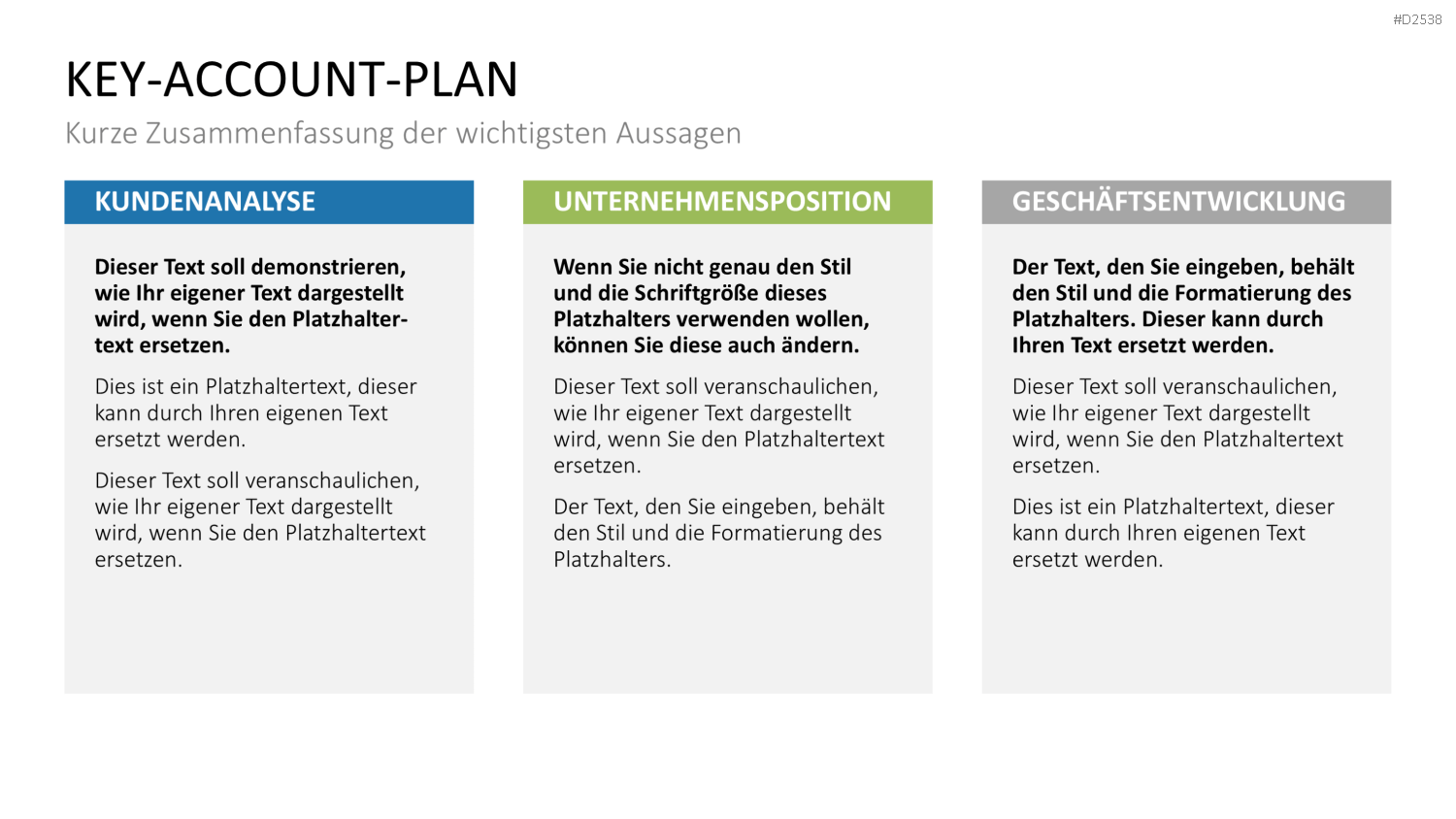 Key-Account-Management-Toolbox PowerPoint-Vorlage