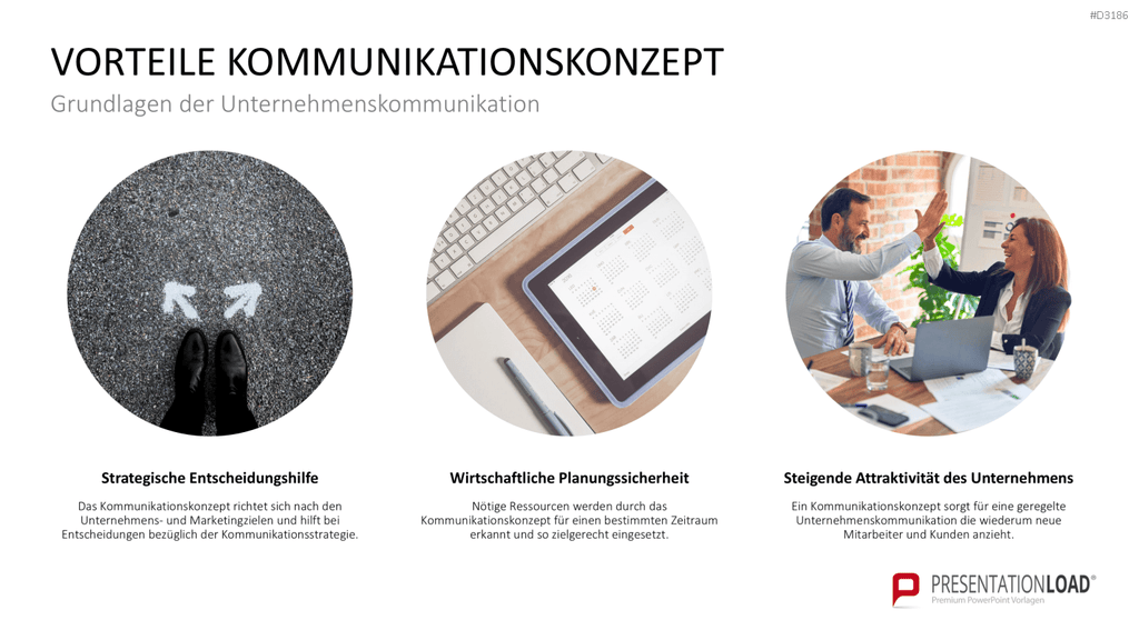 Kommunikationskonzept PowerPoint-Vorlage