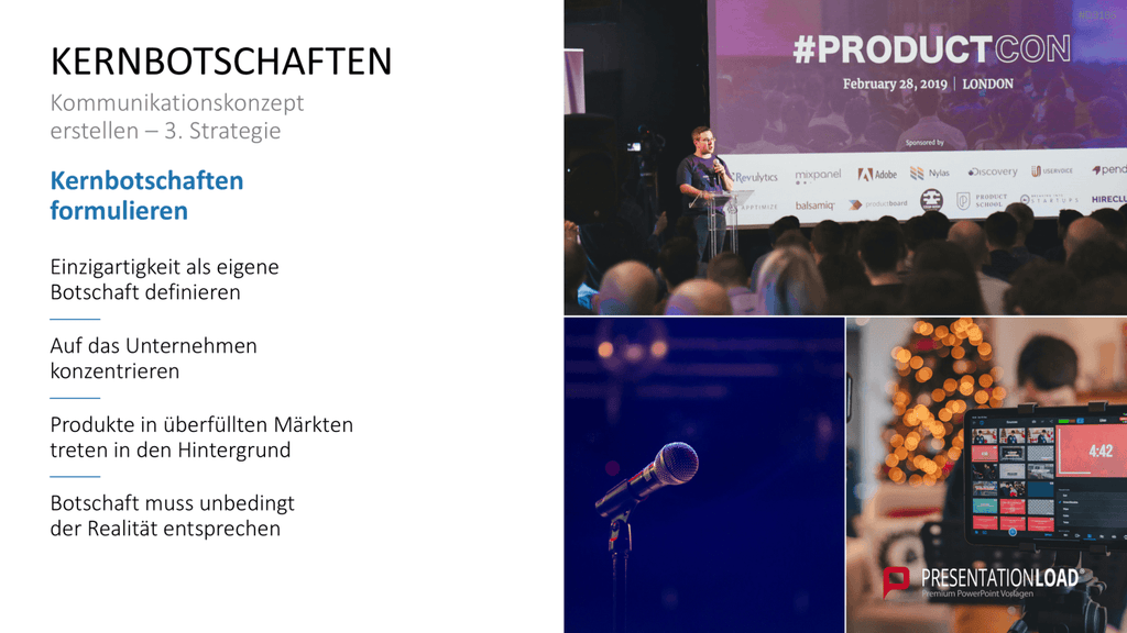 Kommunikationskonzept PowerPoint-Vorlage