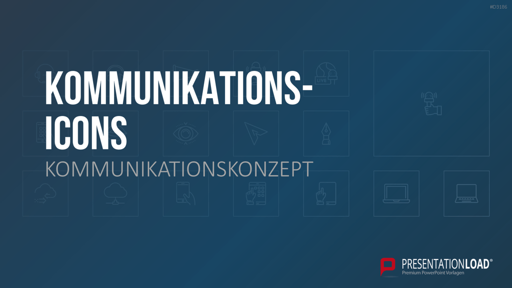 Kommunikationskonzept PowerPoint-Vorlage