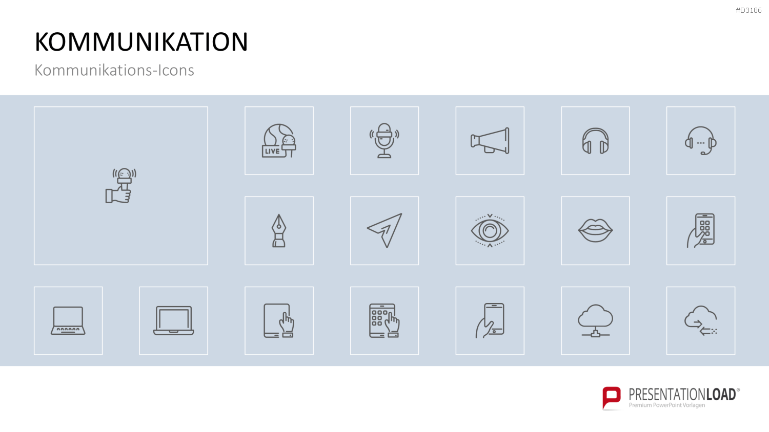 Kommunikationskonzept PowerPoint-Vorlage