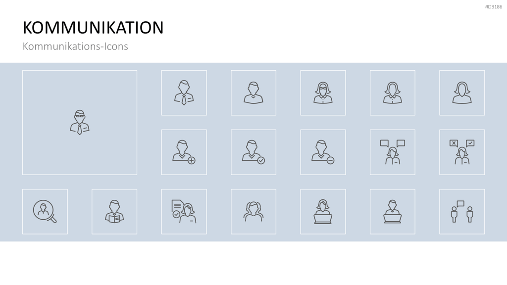 Kommunikationskonzept PowerPoint-Vorlage