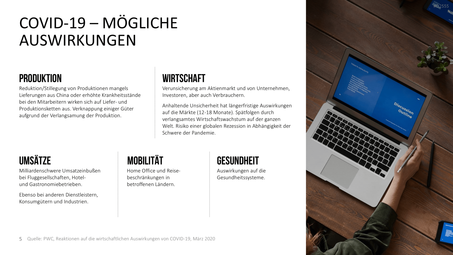 Krisenmanagement in Zeiten von COVID-19 PowerPoint-Vorlage