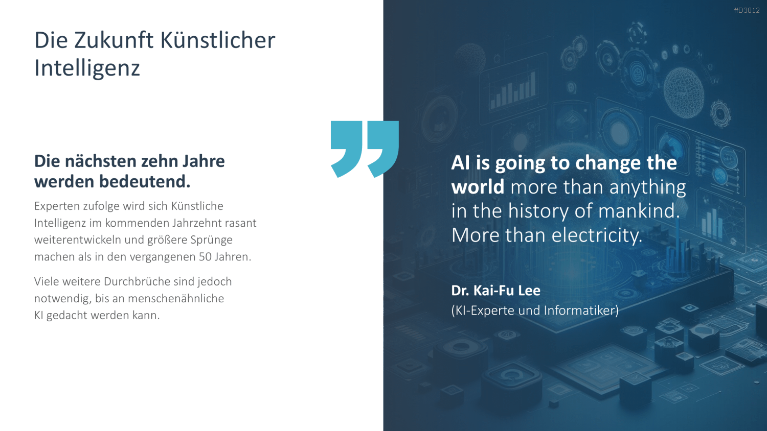 Künstliche Intelligenz PowerPoint-Vorlage