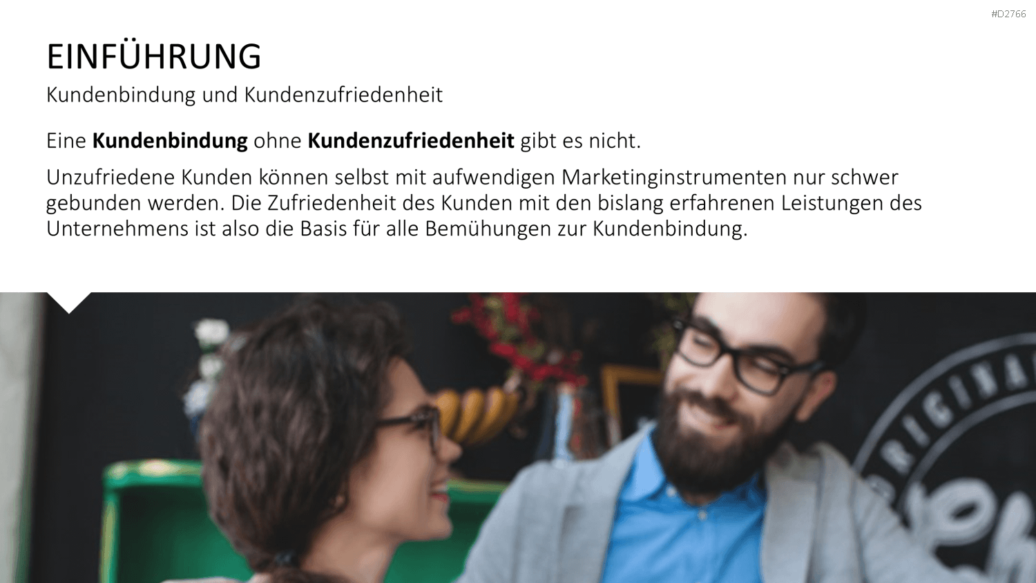 Kundenbindung & Kundenzufriedenheit PPT-Vorlage
