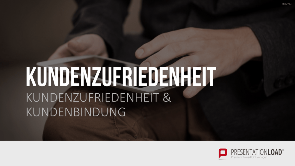 Kundenbindung & Kundenzufriedenheit PPT-Vorlage