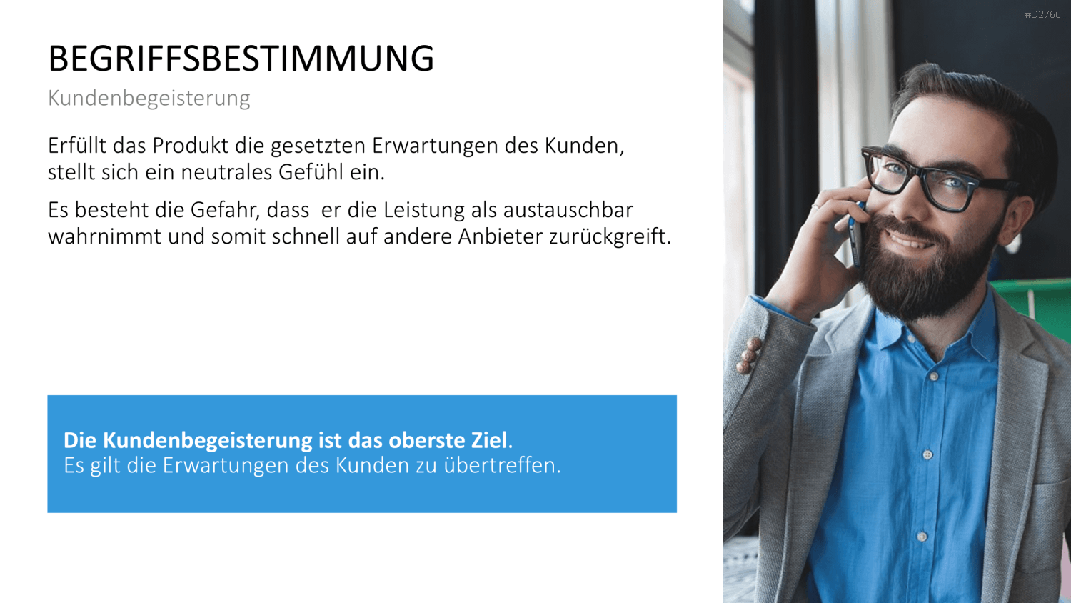 Kundenbindung & Kundenzufriedenheit PPT-Vorlage