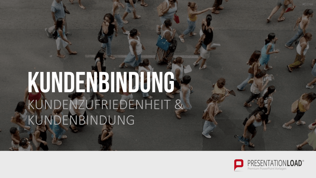 Kundenbindung & Kundenzufriedenheit PPT-Vorlage