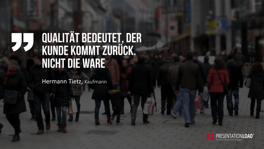 Kundenbindung & Kundenzufriedenheit PPT-Vorlage