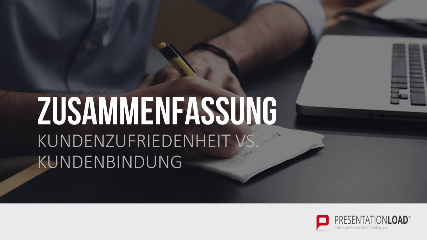 Kundenbindung & Kundenzufriedenheit PPT-Vorlage