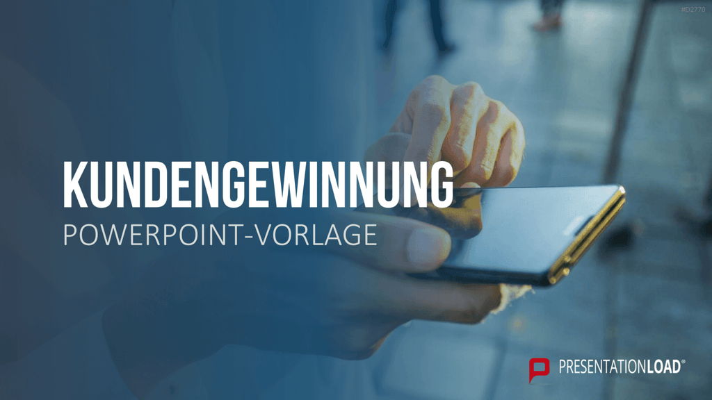 Kundengewinnung PPT-Vorlage