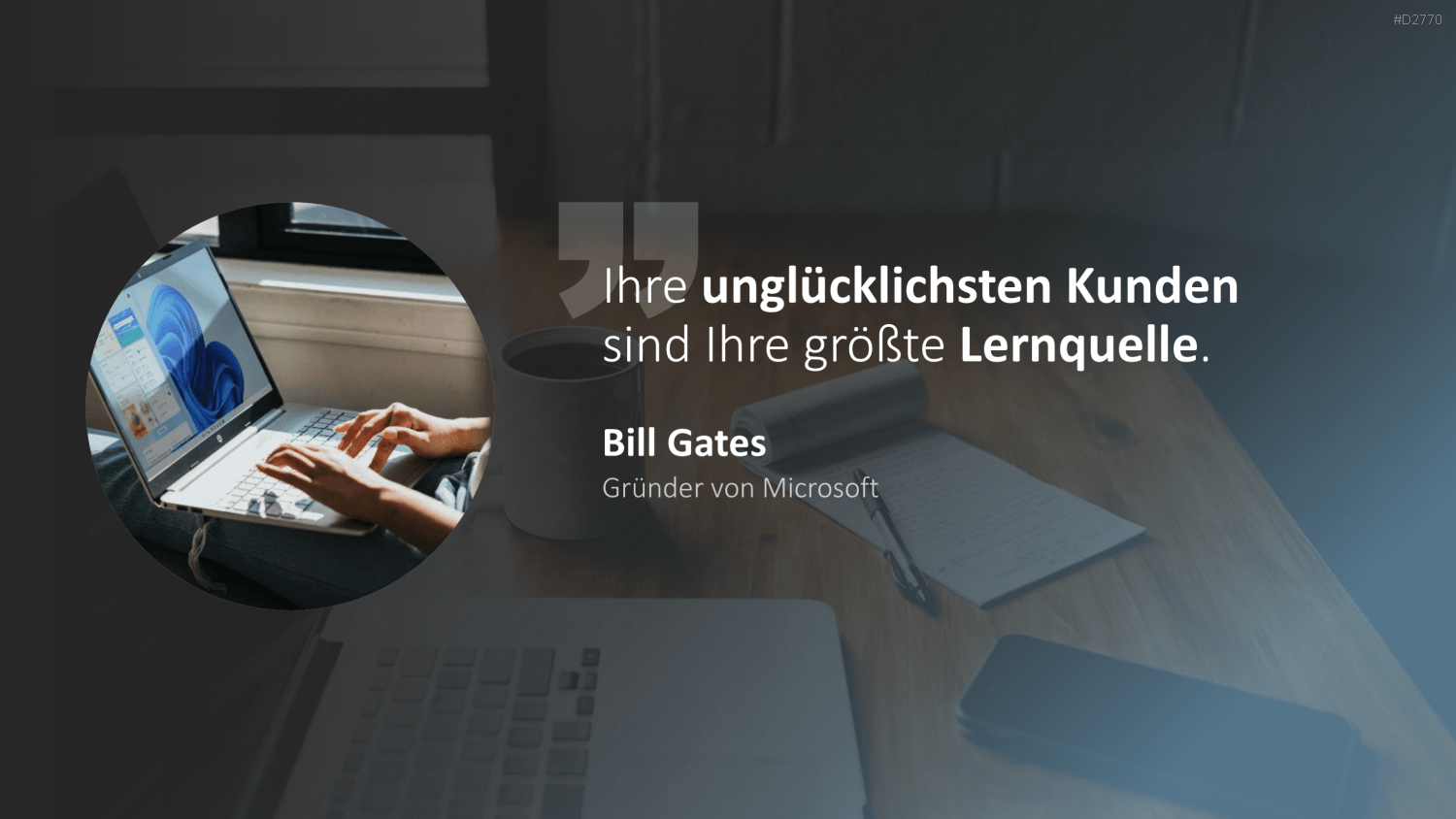 Kundengewinnung PPT-Vorlage