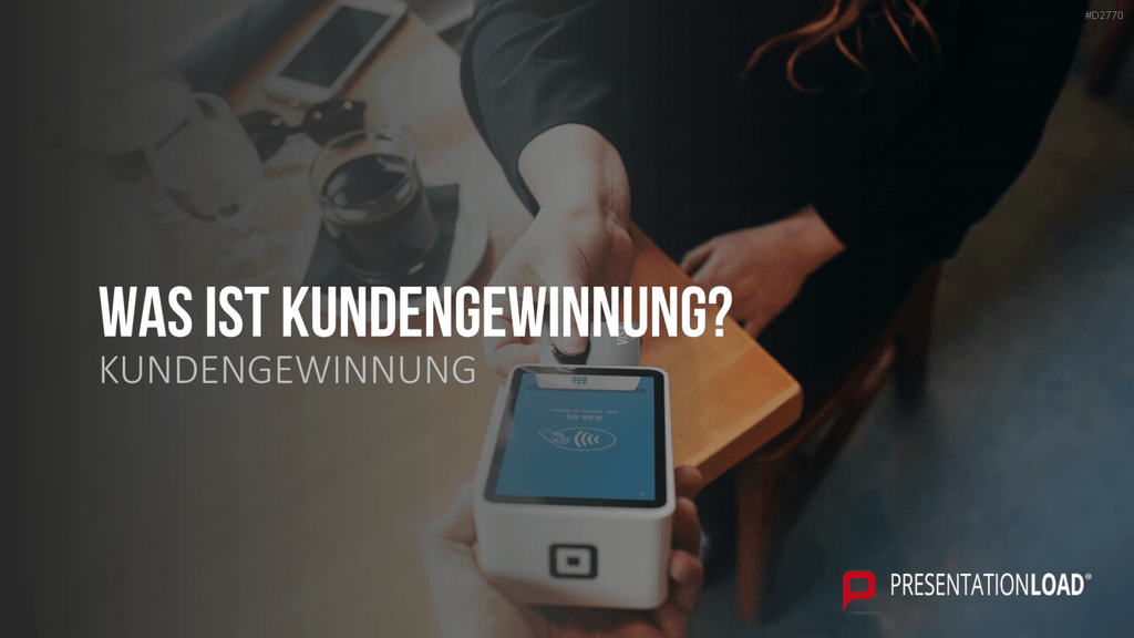 Kundengewinnung PPT-Vorlage