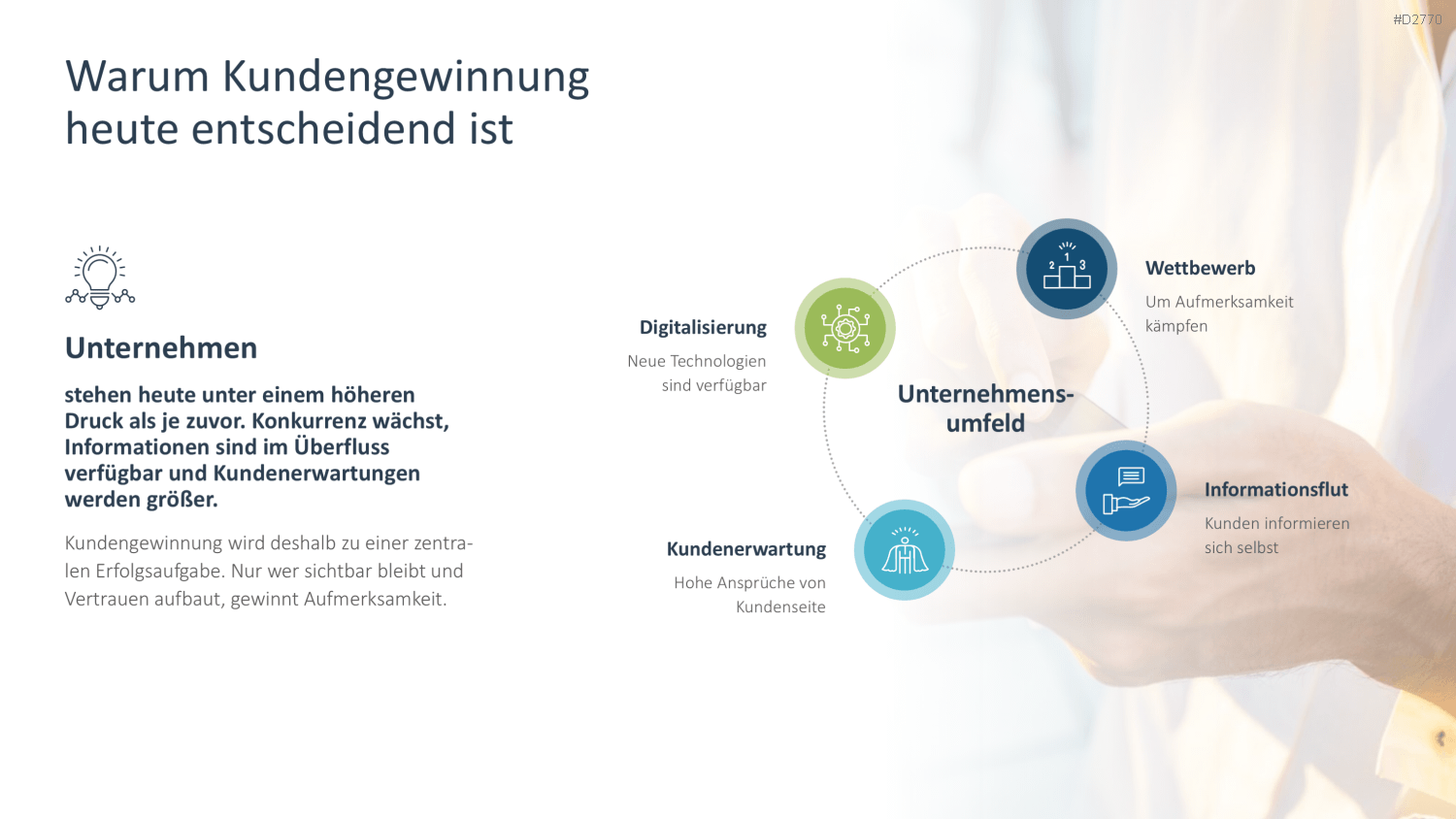 Kundengewinnung PPT-Vorlage