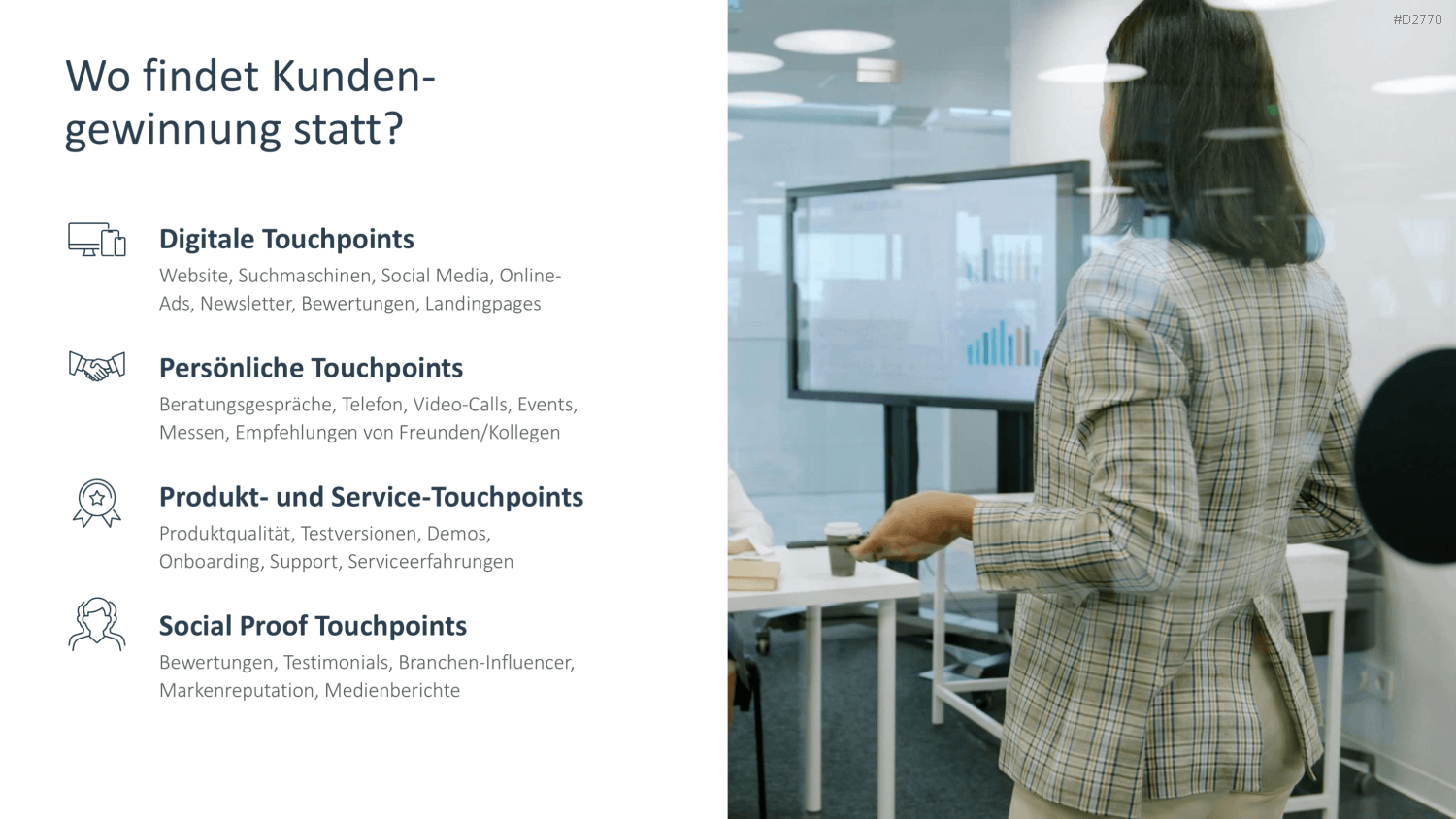 Kundengewinnung PPT-Vorlage