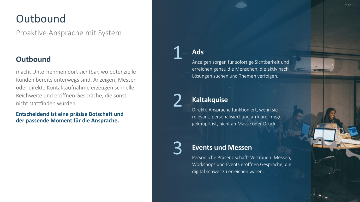 Kundengewinnung PPT-Vorlage