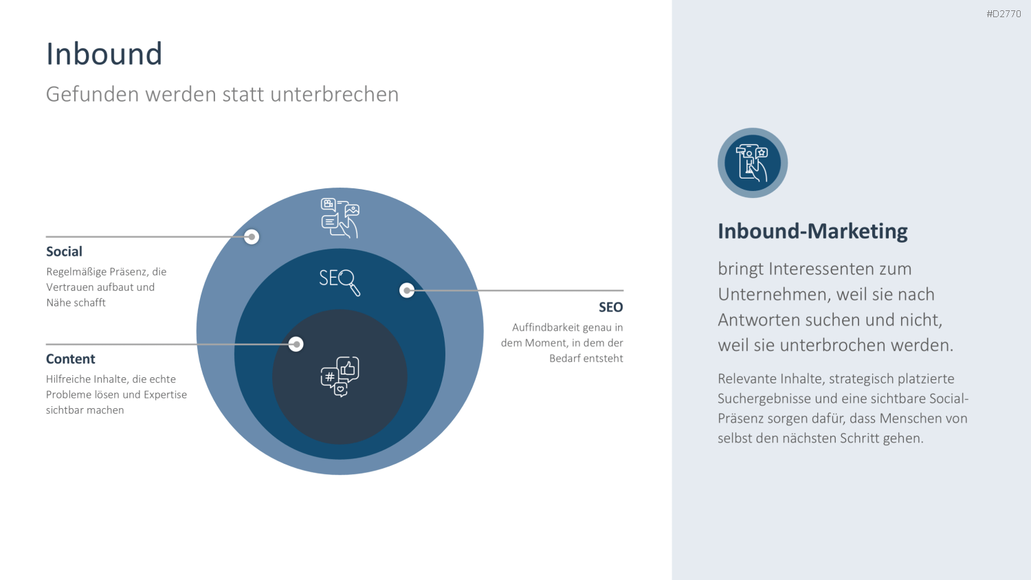 Kundengewinnung PPT-Vorlage