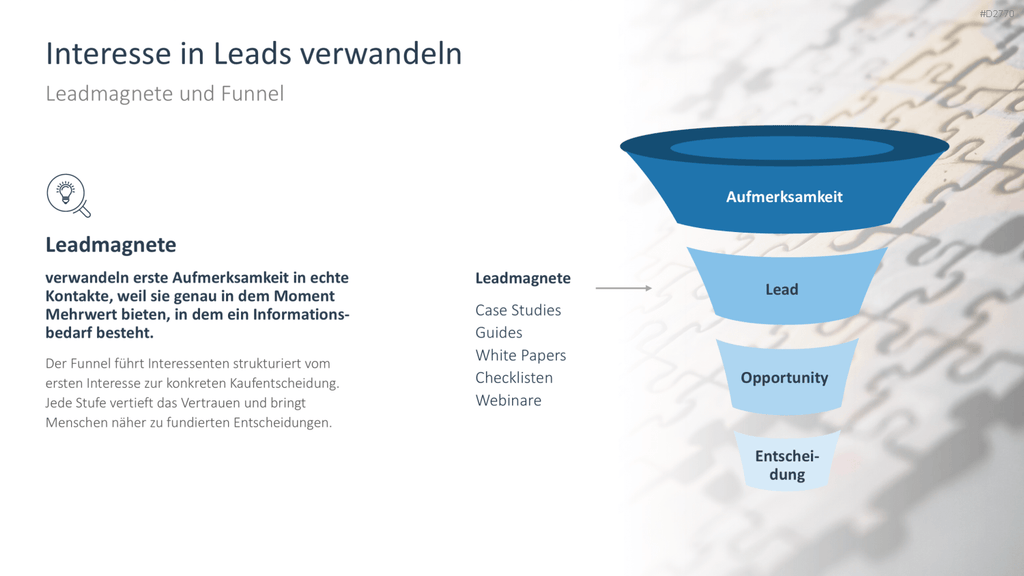Kundengewinnung PPT-Vorlage