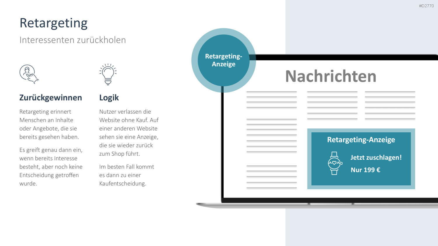 Kundengewinnung PPT-Vorlage