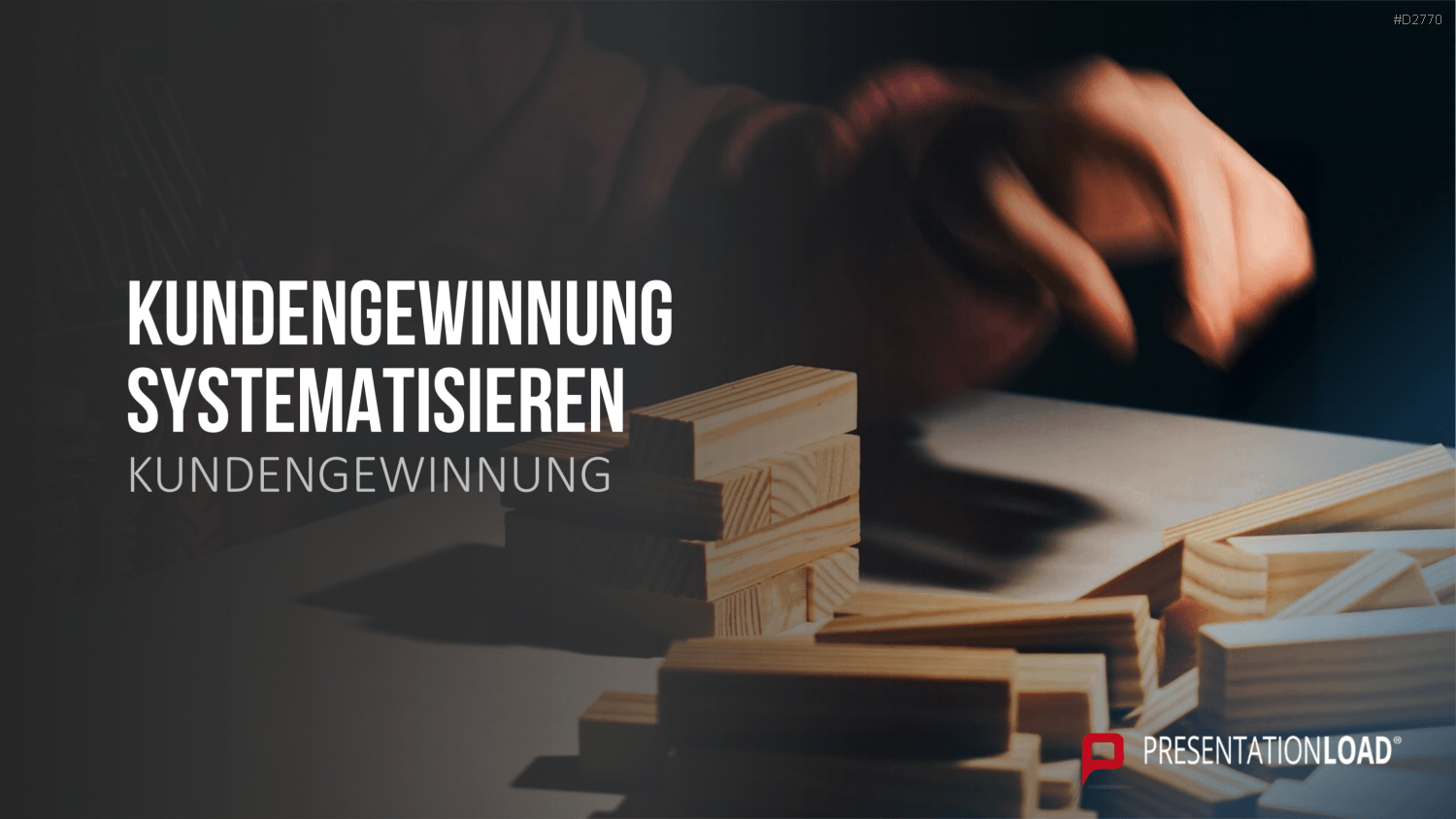Kundengewinnung PPT-Vorlage