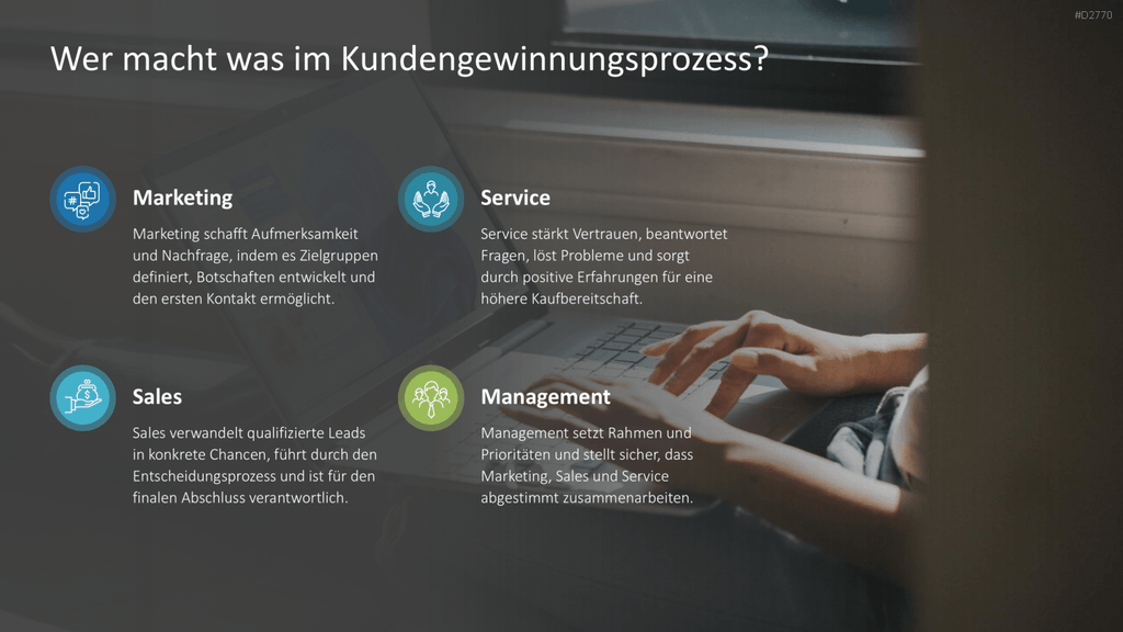 Kundengewinnung PPT-Vorlage