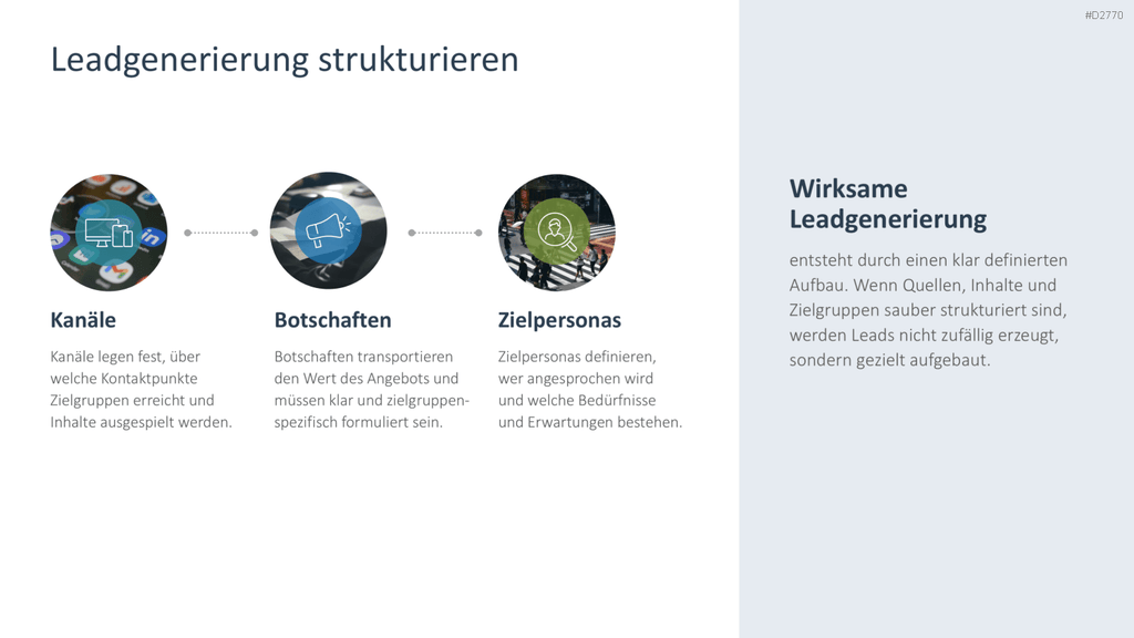 Kundengewinnung PPT-Vorlage