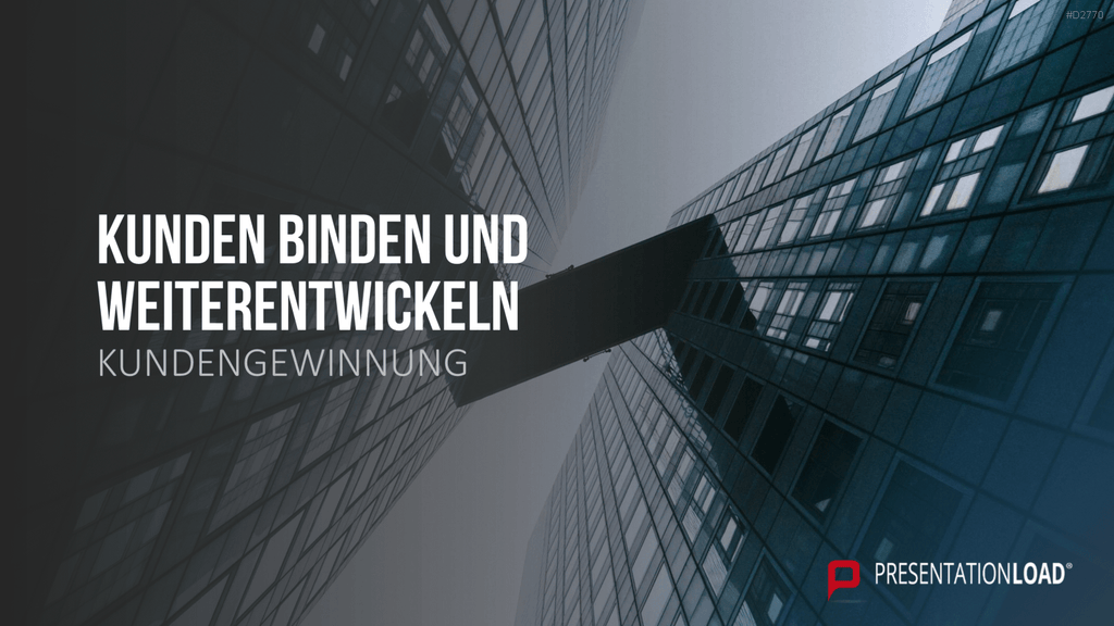 Kundengewinnung PPT-Vorlage
