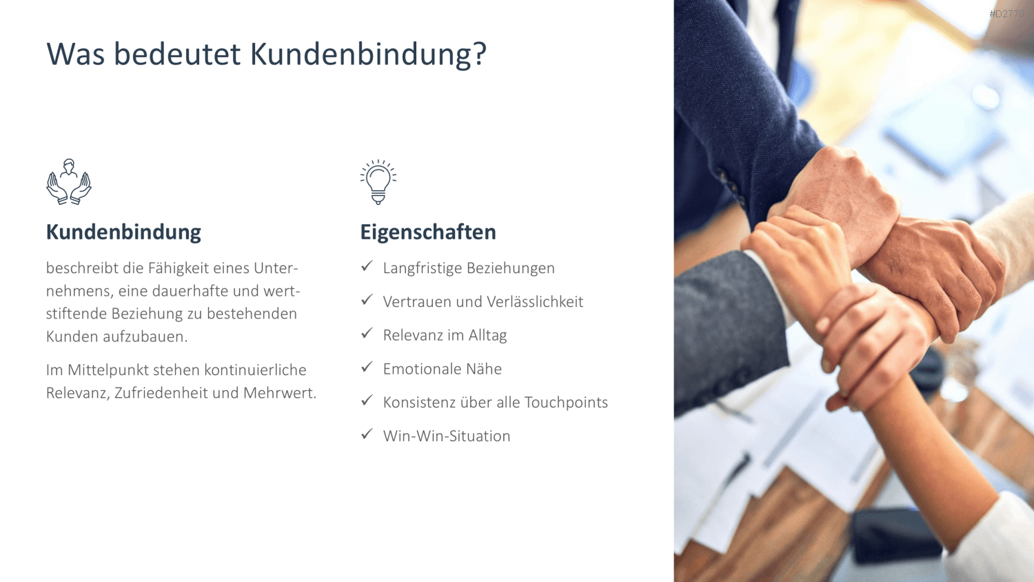 Kundengewinnung PPT-Vorlage