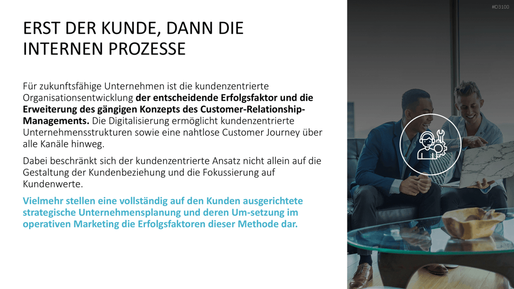 Kundenzentrierung (Customer Centricity) PowerPoint-Vorlage