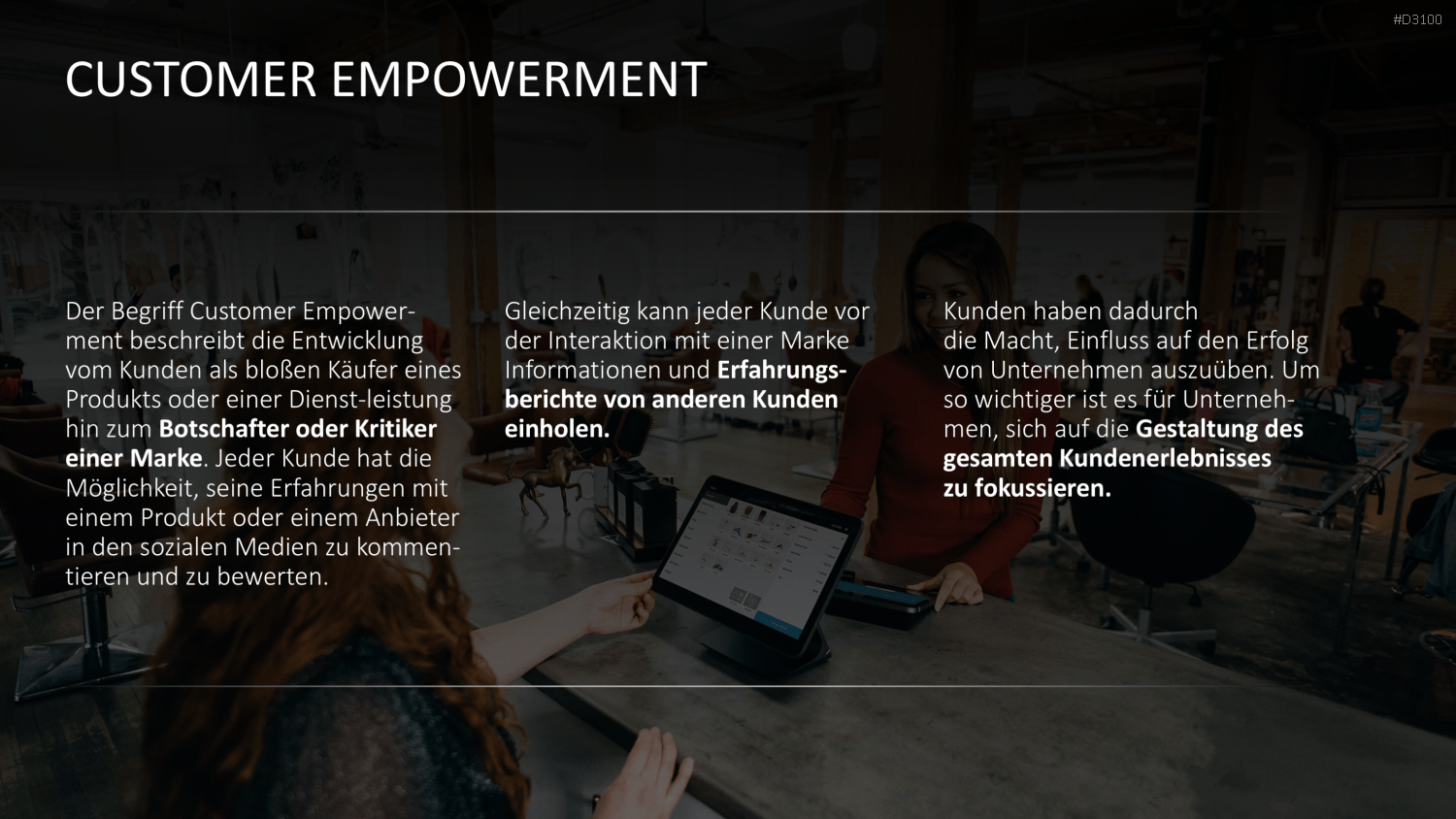 Kundenzentrierung (Customer Centricity) PowerPoint-Vorlage